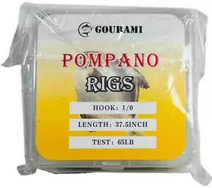 Gancho para plataformas GOURAMI Pompano: 1/0 Longitud: 37,5" Prueba: 65 lb - Imagen 1 de 4