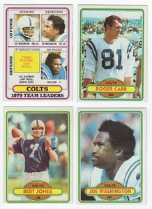 1980 Topps Football Baltimore Colts Complete Team Set of 17 Cards - A - Picture 1 of 1