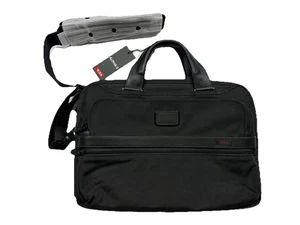 Tumi Alpha 2 Valigetta Compatta Borsa per Laptop Nero 26115D2 - Foto 1 di 8