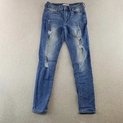 So Jeans Para Mujer Talla 5/27 W Tiro Bajo Jegging Med Wash Normcore Lindo Bonito Calidad Foto 1 de 4