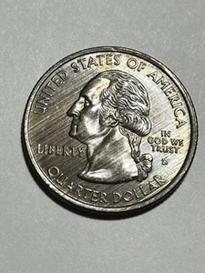 2008-D Arizona Quarter - Improper Alloy Mix - Woodgrain/Black Beauty Toning! - Picture 1 of 10