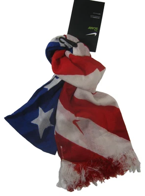 Cachecol de lã Nike Team USA Winter Olympics Victory estrelas e listras OSFM NOVO COM ETIQUETAS US$ 125 - Imagem 1 de 3