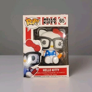 Pop ! Vinyle : Hello Kitty - Hello Kitty (floqué) - #65 - Photo 1/5