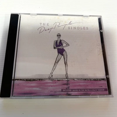 Deep Purple CD The Deep Purple Singles 1980 Reissue DATA Aust Press 70s Rock - Image 1 of 4