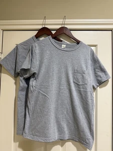 2 pack 3sixteen Heavyweight Pocket T-Shirt Medium Heather Gray - Picture 1 of 3