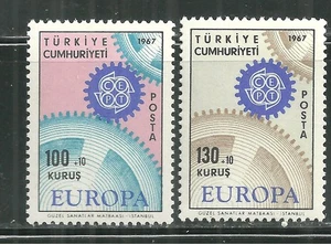 TÜRKEI B120-21 MNH EUROPA 67, ZAHNRÄDER SCV 3.50 - Bild 1 von 1