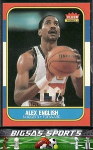 Alex English 1986-87 Fleer #30 Denver Nuggets - Imagen 1 de 2