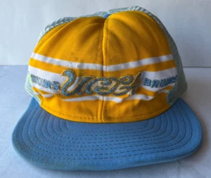 Vintage 80’s UCLA BRUINS Snapback Trucker Hat AJD Size Large - Picture 1 of 4