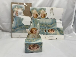 Vintage Current Inc 17 Treat Boxes Victorian Angels  Christmas 29942 Small *C32 - Picture 1 of 7