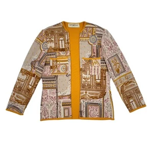 Stizzoli Sweater Women's Size Small Open Front Cardigan Vintage Venetian Italy - Picture 1 of 9