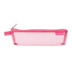 Midori Netz Stiftetui rosa Nylon Schreibwaren Aufbewahrung H2,1 x W7,6 x D1,1 Zoll - Bild 1 von 3