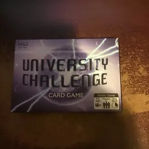 TV UNIVERSITY CHALLENGE CARD GAME BIRTHDAY CHRISTMAS ADULTS & KIDS - Picture 1 of 1