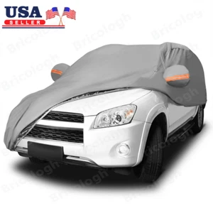 Full Car Cover Waterproof All Weather SUV Protection Rain Snow Dust Resistant - Picture 1 of 11