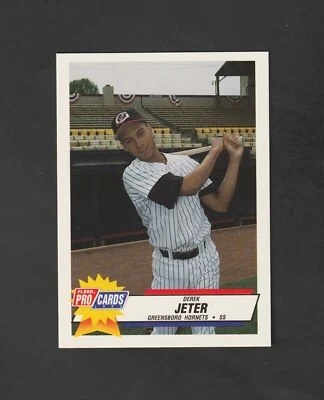 1993 Fleer ProCards DEREK JETER RC SAL-21 ~~  Rare Hornets Minor ~~ Yankees HOF - Image 1 of 2