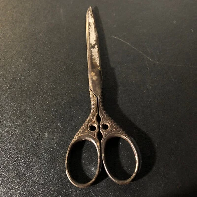 Antique ROBERT KLAAS SCISSORS Elegant Ornate Bird Logo - Image 1 of 4