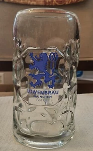 Ein Liter Bierbecher / Stein - Lowenbrau - "GROSS!" München Oktoberfest Becher - Bild 1 von 5