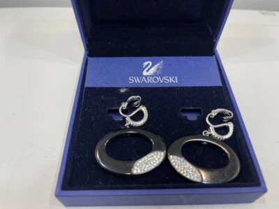 Swarovski Ohrclips 4 cm. Top Zustand  - Bild 1 von 3