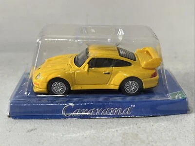 CARARAMA 1/72 PORSCHE 911 AMARILLO DIECAST MODELO FERROCARRIL ESCALA OO Foto 1 de 4