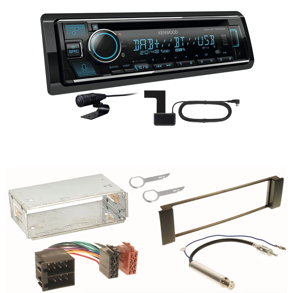Kenwood KDC-BT760DAB Bluetooth DAB USB Einbauset für Seat Leon Toledo 1M - Bild 1 von 1