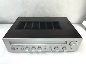 Yamaha R-300 Natural Sound Home Stereo Receiver Wood Cabinet *TESTED SEE VIDEO! - Picture 1 of 24