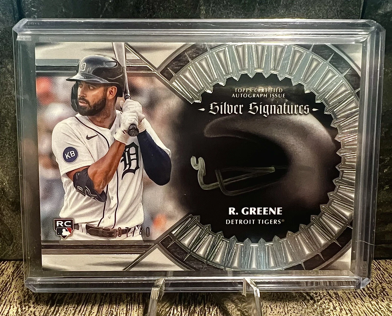 2023 Topps Five Star Riley Greene Silver Signatures Auto SS-RG Rookie /40 Tigers