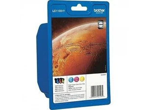 3 x Original Brother LC 1100 HY XL Patronen 3'er Rainbow Pack Neu OVP MHD 8-2025 - Bild 1 von 2