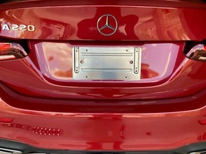Rear License Plate Tag Holder Mount Adapter Bracket for MERCEDES-BENZ + 8 Bolts - Picture 1 of 23