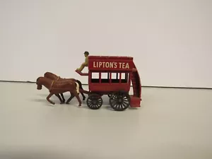 Matchbox Lesney Models of Yesteryear No. 12 Horse Bus Lipton's Tea No Box - Picture 1 of 8
