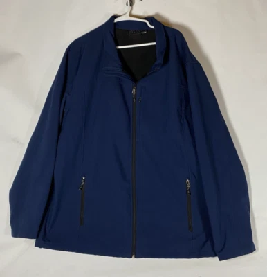 Swiss Tech Men’s Fleece Full Zip Jacket XL Blue 5 Pockets Gorpcore - Image 1 of 4