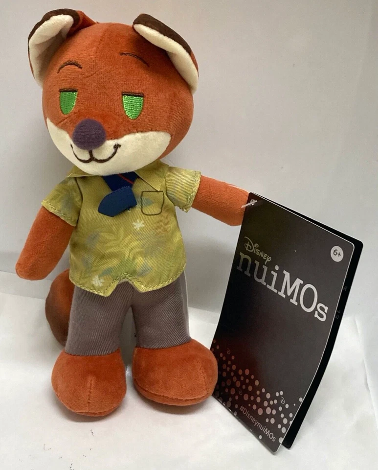 BNWT Disney nuiMOs Zootopia - Nick Wilde  Plush Toy 6 2/3" - Image 1 of 1