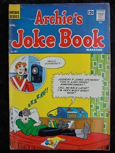 ARCHIE'S JOKE BOOK #87 ARCHIE COMICS SILVER AGE COMIC BOOK - Picture 1 of 2