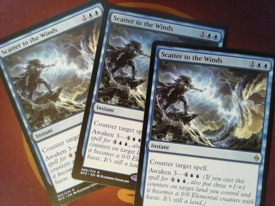 3x Scatter to the Winds - Battle for Zendikar - Magic the Gathering - Image 1 of 1