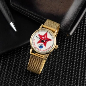 POBEDA 2602 - ARMED FORCES 1980s RARE Mechanical Vintaga USSR Wrist Watch - Picture 1 of 9
