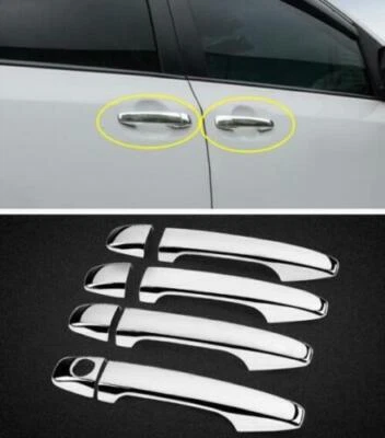 For 2011-2020 Toyota Sienna ABS Chrome Accessories Door Handle Cover Trim 8pcs - Image 1 of 4