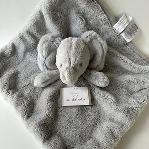 Koala Baby Elephant Security Blanket Rattle Plush 15" Gray Lovey Infant Toy New - Picture 1 of 13