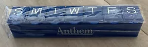 NEW Day of The Week PILL BOX Reminder Holder Medicine Container Case Anthem - Picture 1 of 2