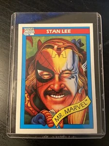 1990 Impel Marvel Universe Series 1 Mr. Marvel #161 Stan Lee Trading Card - Picture 1 of 10