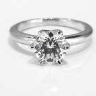 2 1 2 Carat D Vs2 Ladies Diamond Engagement Ring Round Cut 14K White Gold