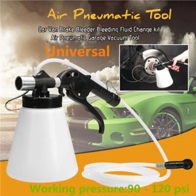 Brake Bleeder Bleeding Fluid Change set Car Van Air Pneumatic Garage Vacuum Tool - Image 1 of 4