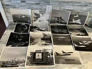 Official US Navy Photo Lot Of 15 USS FORRESTAL & OTHERS JET FIGHTER.  See Photos - Picture 1 of 19
