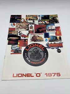 Lionel Train 1975 O Scale Catalog - 75th Anniversary Trains Book, Vintage original - Bild 1 von 9
