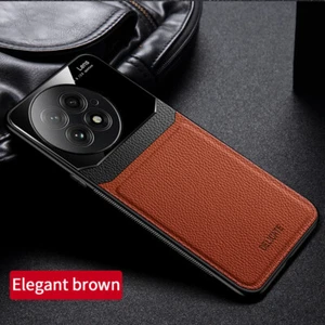 For OnePlus 13, Phone Case Shockproof Hybrid PU Leather Soft Fashion Cover - Picture 1 of 18