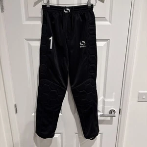 Sondico Mens Black Protective Padded Goalkeeping Trousers Size XS - Picture 1 of 4