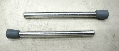 61 62 63 1969 FORD THUNDERBIRD T-BIRD  CHROME SUNVISOR ANCHOR PINS GREY TIPS NEW - Image 1 of 4