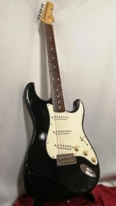 Fender Japan ST62-EXTRAD Black E-Serial Electric Guitar Used From Japan - Picture 1 of 17