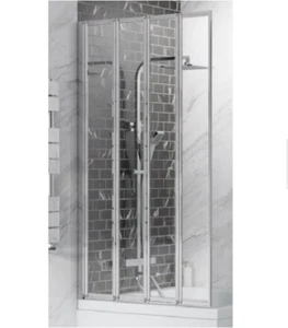 Modren 4-Fold Bath Shower Screens 1400mm x 800mm in Shape Design - Picture 1 of 1