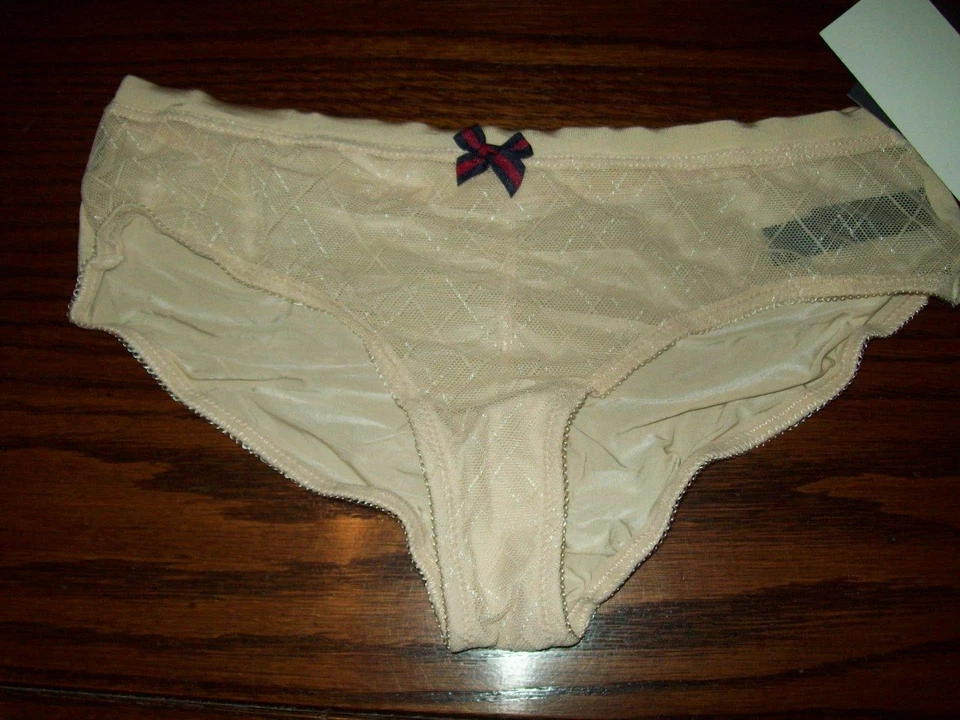 NUEVO CON ETIQUETAS BRAGAS HIPSTER TOMMY HILFIGER ESPALDA ACANALADA NYLON/SPNDX R17T021 NUDE S M Foto 1 de 2
