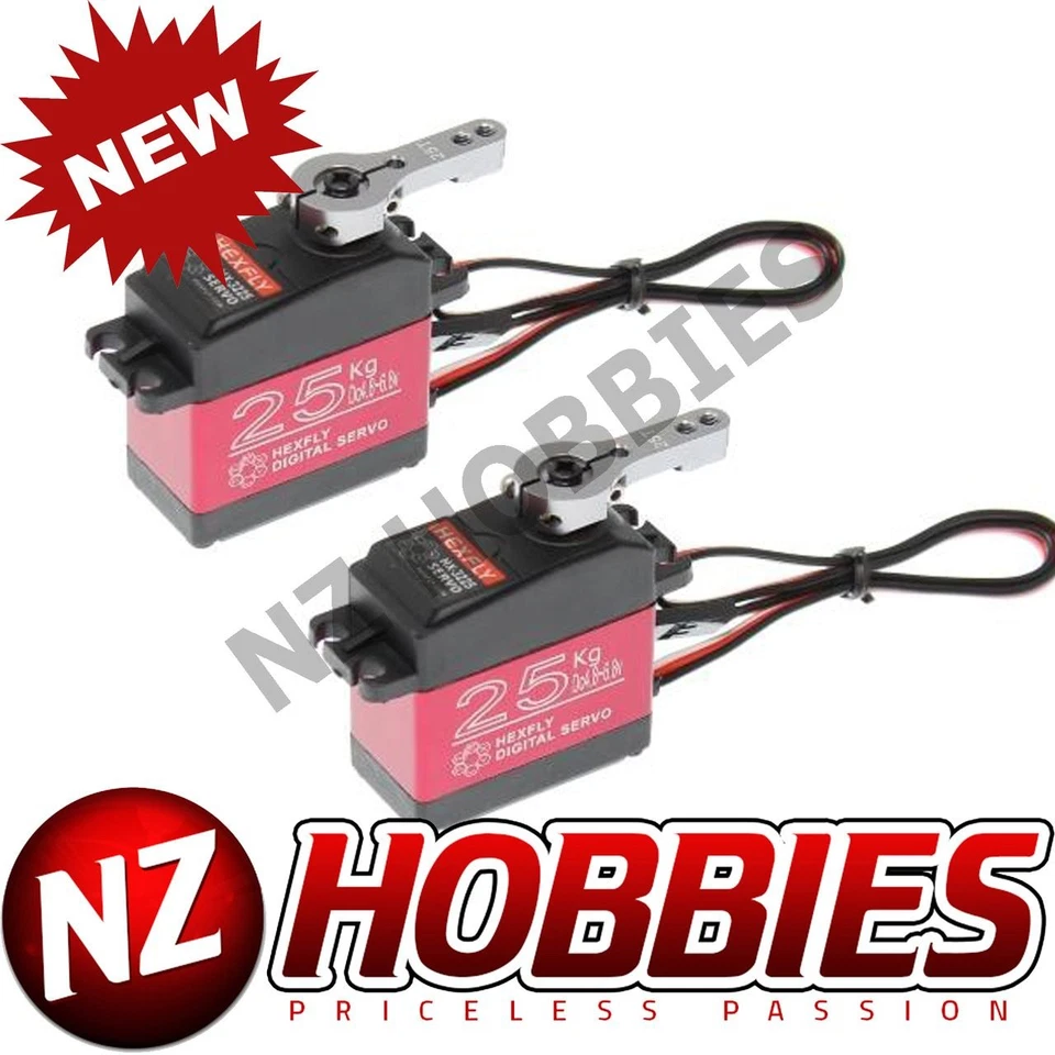 REDCAT HEXFLY Servo 25KG (Qty 2) Metal Gear Waterproof Servo # RER11857 - Image 1 of 4