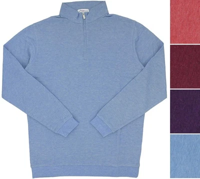 Peter Millar Men's 1/4 Zip Up Pullover Comfort Interlock Big and Tall MS22K40BT - Image 1 of 4