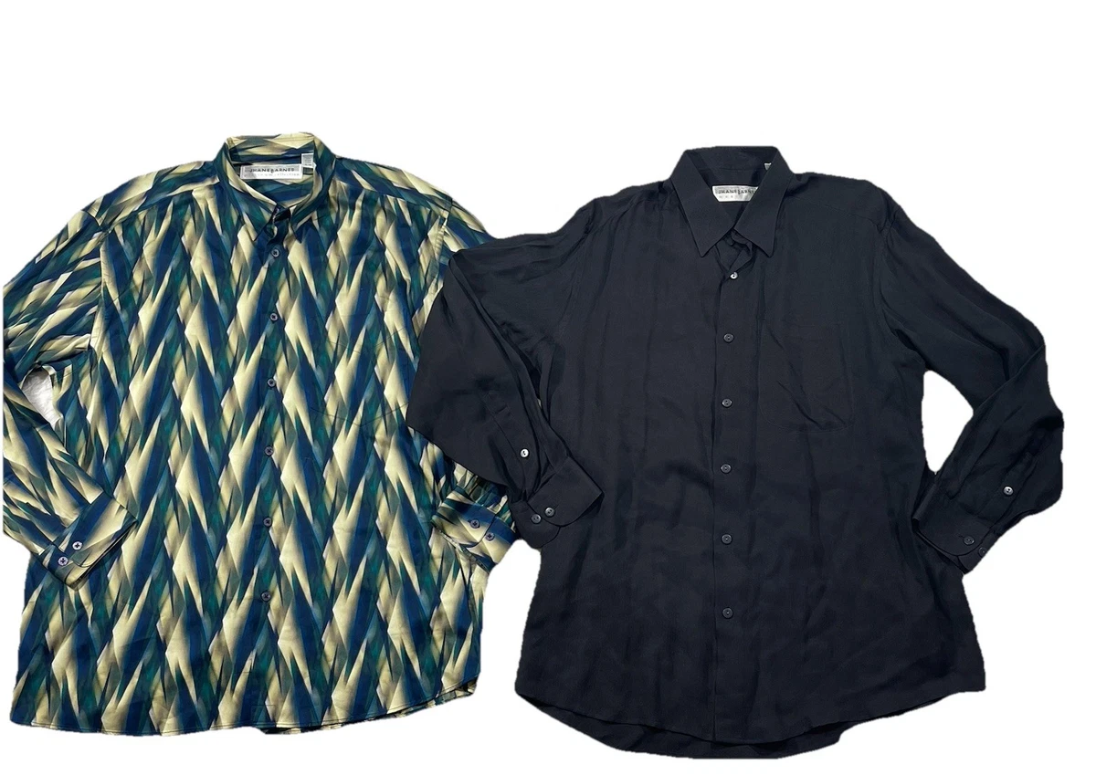 Long Sleeve Jhane Barnes Black Shirts for Men for sale | eBay